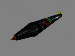 Pen colorful 3D 모델