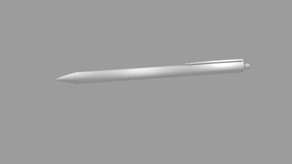 Pen 09 3D Model .c4d .max .obj .3ds .fbx .stl .blend