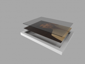 Photo frame A4 3D Model
