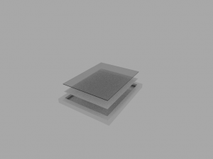 Photo frame A4 3D-Modell