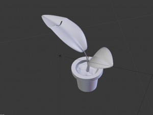 Potted plant plant in pot 3D Model
