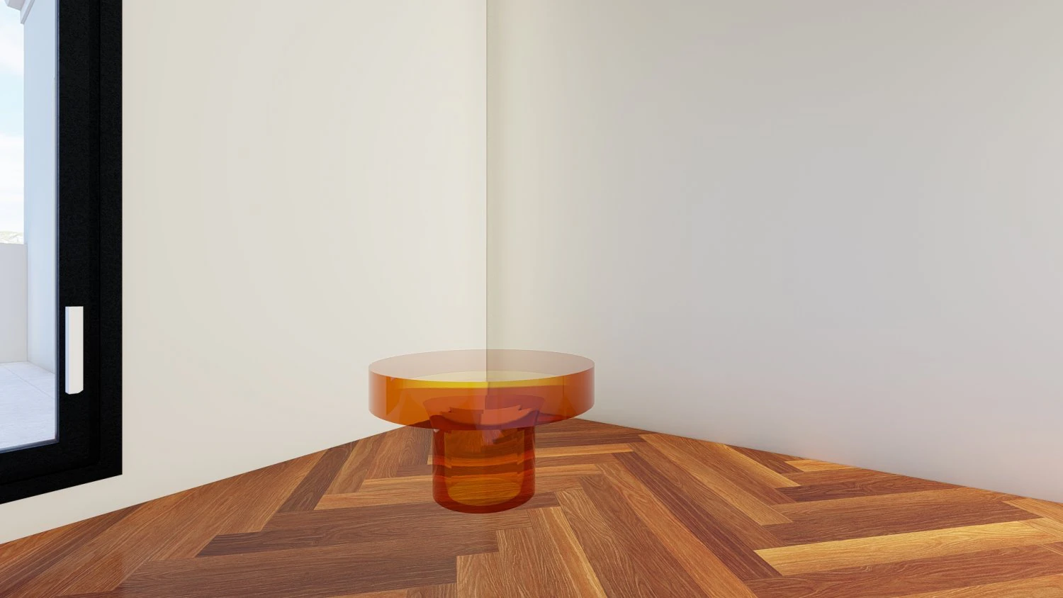 Artizan Glass Table 3D Model .c4d .max .obj .3ds .fbx .stl .blend 