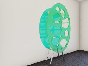 Shelf with Holes Modelo 3D