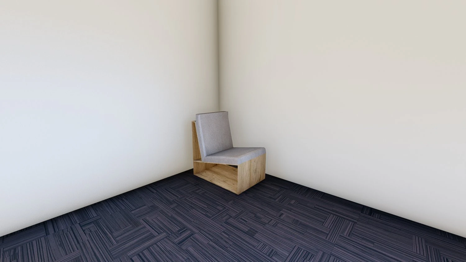 Wooden Low Seating 3D Model .c4d .max .obj .3ds .fbx .stl .blend 