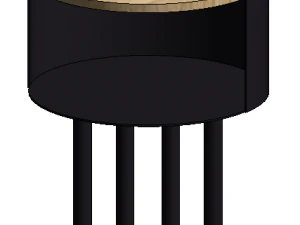 Modern Minimal Side Table 3D Model
