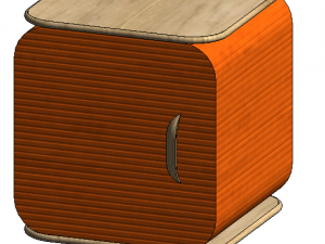 Small Night Stand 3D Model