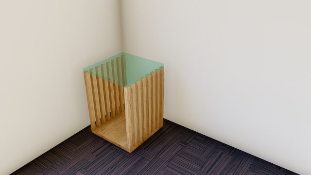 Modern Cubic Coffee Table 3Dモデル .c4d .max .obj .3ds .fbx .stl .blend 