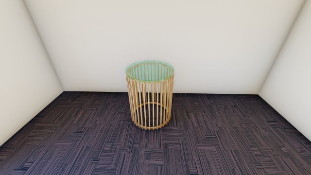 Modern Circular Coffee Table 3D Model .c4d .max .obj .3ds .fbx .stl .blend 