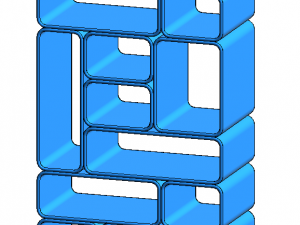 Colorful Blob Shelves 3D मॉडल