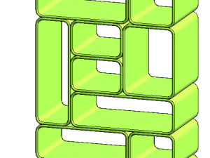 Colorful Blob Shelves 3D मॉडल