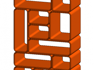Colorful Blob Shelves 3D मॉडल