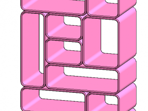 Colorful Blob Shelves 3D मॉडल