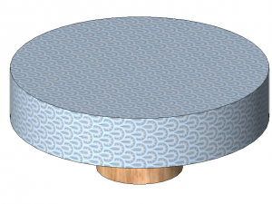 Low Minimal Dining Table 3D Model