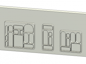 Wabi-sabi Decorative Shelf Model 3D