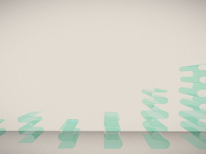 Serpentine Side Table-Shelf 3D Model