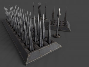 Spikes Traps Modello 3D