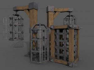 Prison Cells Modelo 3D