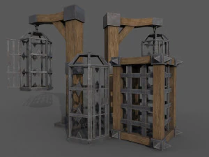 Hapishane Hücreleri 3D Model