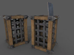 Gevangeniscellen 3D Model