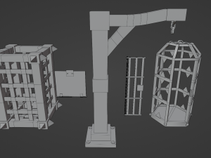 Prison Cells 3D Modell