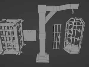 Gevangeniscellen 3D Model