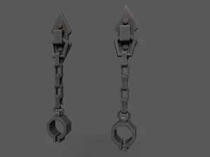 Medieval Shackles 3D Model