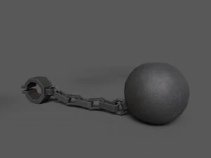 Medieval Shackles 3D Model