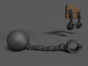 Medieval Shackles 3D Модель