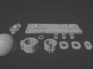 Medieval Shackles 3D Model