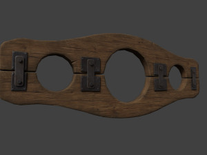 Wooden Stocks 3Dモデル