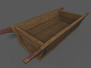 Wooden Buckets 3D Model