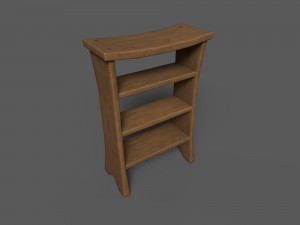 BookCase 3Dモデル