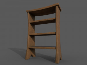 BookCase 3Dモデル