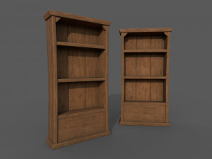 BookCase 3Dモデル