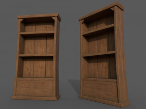 BookCase 3Dモデル