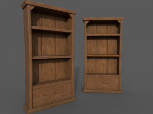 BookCase 3Dモデル