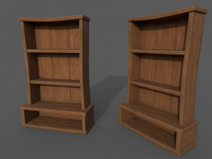 BookCase 3Dモデル