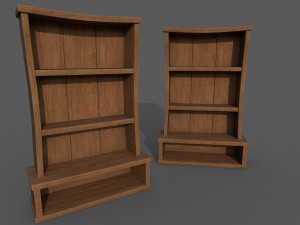 BookCase 3Dモデル
