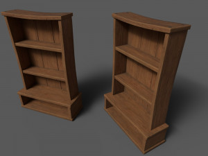 BookCase 3Dモデル