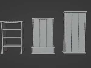 BookCase 3D Model