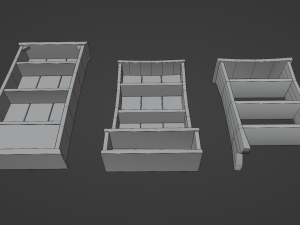 BookCase 3Dモデル