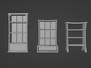 BookCase 3D Model