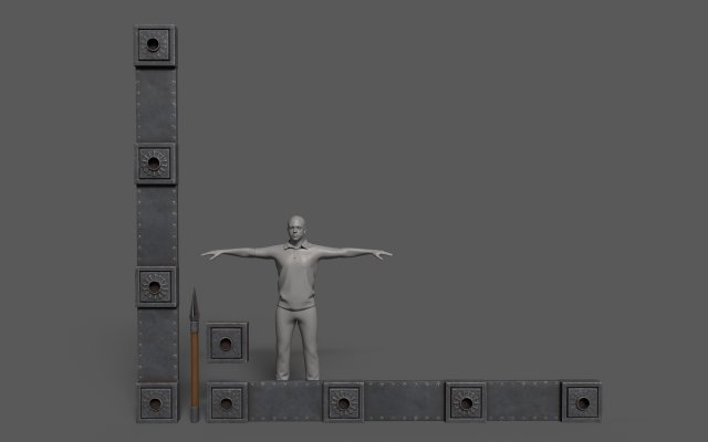 Spear-Trap Modello 3D .c4d .max .obj .3ds .fbx .stl .blend 