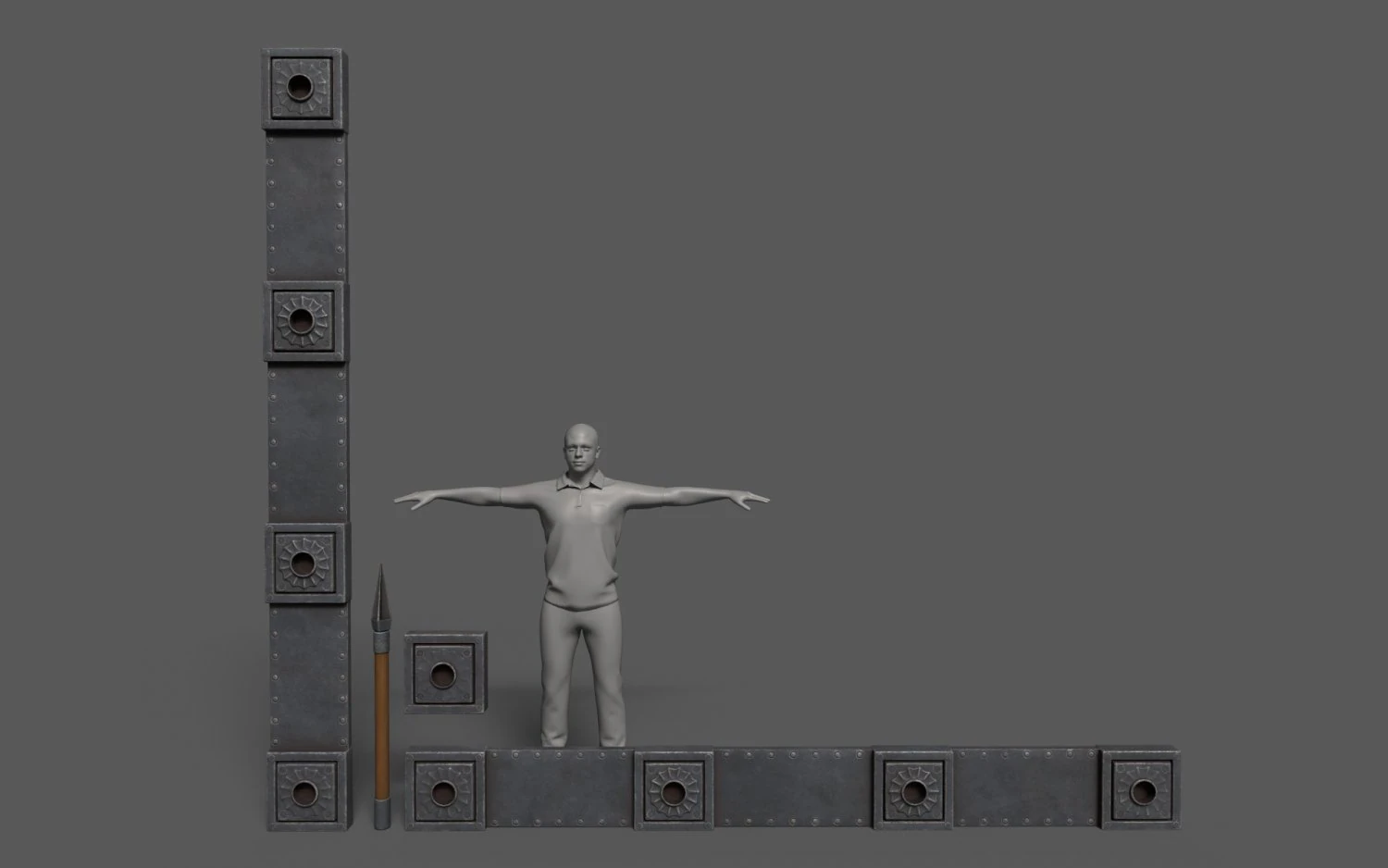 Spear-Trap 3D Model .c4d .max .obj .3ds .fbx .stl .blend 