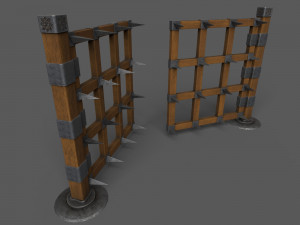 SpikeWall-Trap Model 3D