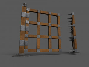 SpikeWall-Trap Model 3D
