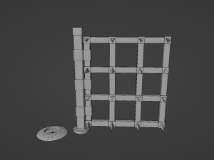 SpikeWall-Trap Model 3D