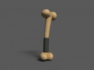 Cudgels wooden stick Model 3D