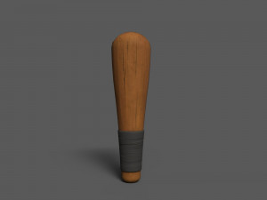 Cudgels wooden stick Model 3D