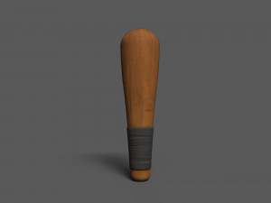 Cudgels wooden stick Model 3D